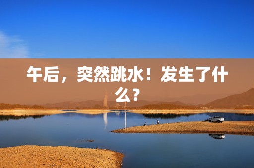 午后，突然跳水！发生了什么？