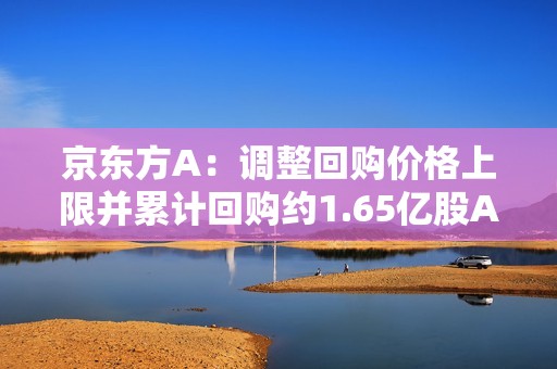 京东方A：调整回购价格上限并累计回购约1.65亿股A股