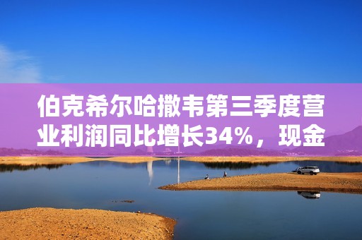 伯克希尔哈撒韦第三季度营业利润同比增长34%，现金储备3816.7亿美元再创新高