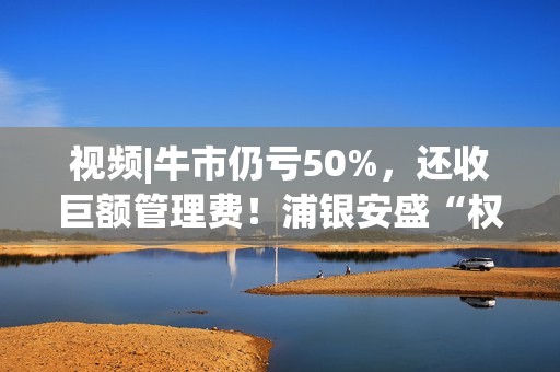 视频|牛市仍亏50%，还收巨额管理费！浦银安盛“权益一哥”蒋佳良在基民的骂声中卸任