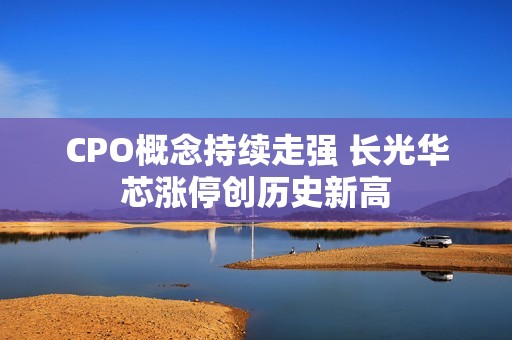 CPO概念持续走强 长光华芯涨停创历史新高