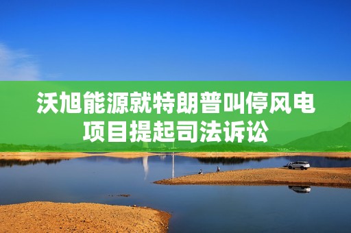 沃旭能源就特朗普叫停风电项目提起司法诉讼