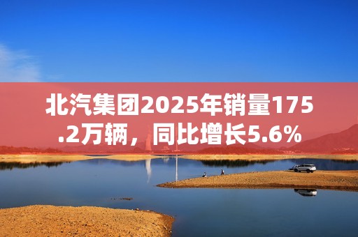 北汽集团2025年销量175.2万辆，同比增长5.6%